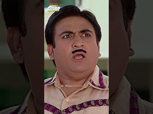 Mr Wilson Marathi Medium#tmkoc #comedy #english #class #relatable #shorts #viralvideo