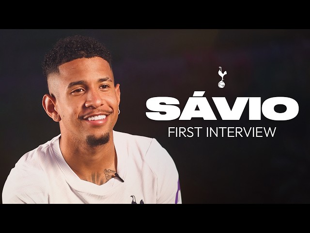 Sávio's first Spurs interview! 🗣️