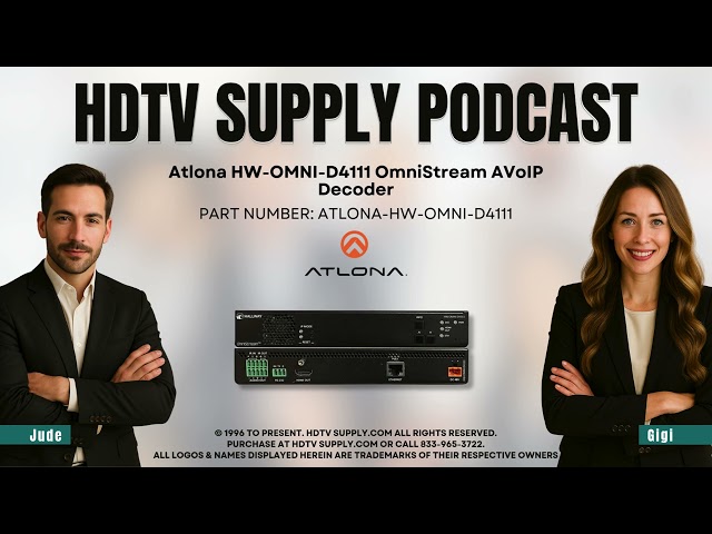 Atlona HW-OMNI-D4111 OmniStream AVoIP Decoder
