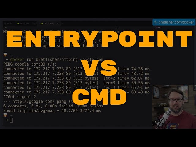 ENTRYPOINT vs. CMD, what's the difference in Dockerfiles