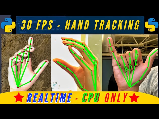 Hand Tracking 30 FPS using CPU | OpenCV Python (2021) | Computer Vision | Python tutorial in Hindi