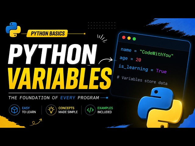 Python Variables Explained in Hindi 🔥 | Python Tutorial for Beginners 2026