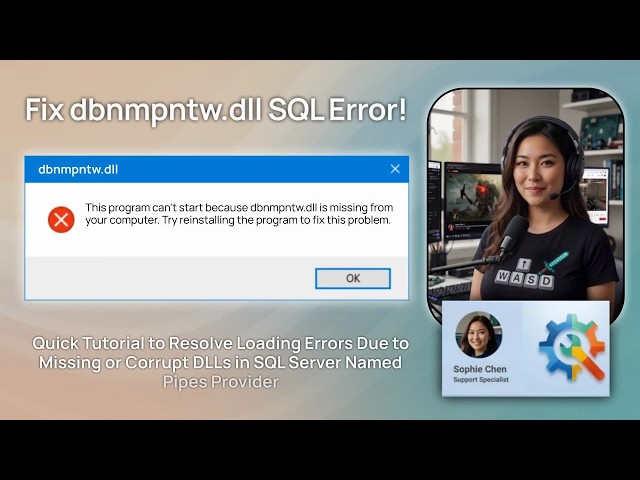 Fix dbnmpntw.dll SQL Error!