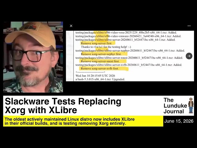 Slackware Tests Replacing Xorg with XLibre