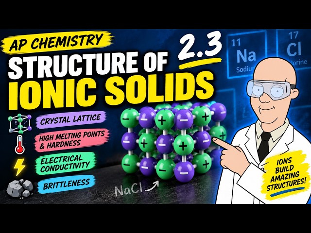 AP Chemistry 2.3: Structure of Ionic Solids