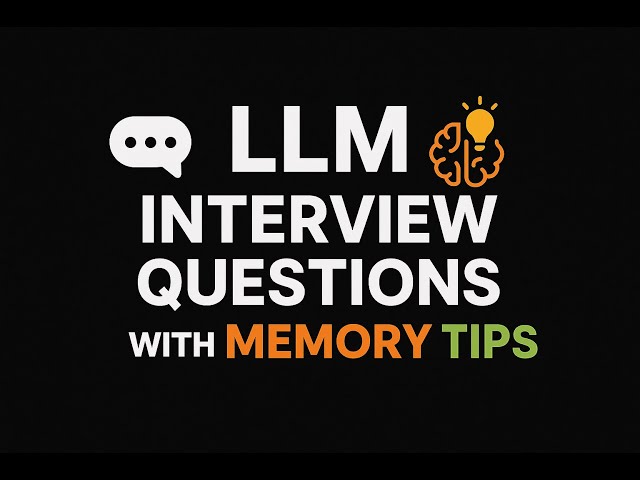 LLM Interview Questions Part I - Transformer Architecture (1-5)