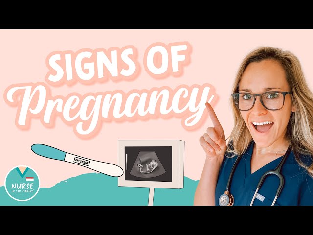 Signs of Pregnancy | Mother Baby Help for Nursing Students | Maternity Nursing