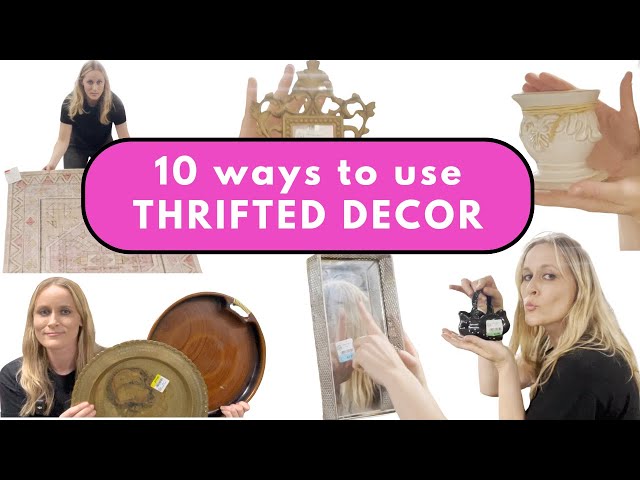 10 Ideas to Repurpose Thrifted Items
