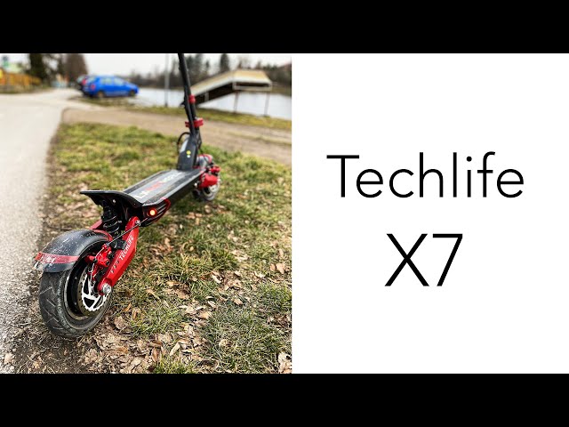 Techlife X7 - dokonale pohodlná koloběžka (recenze)