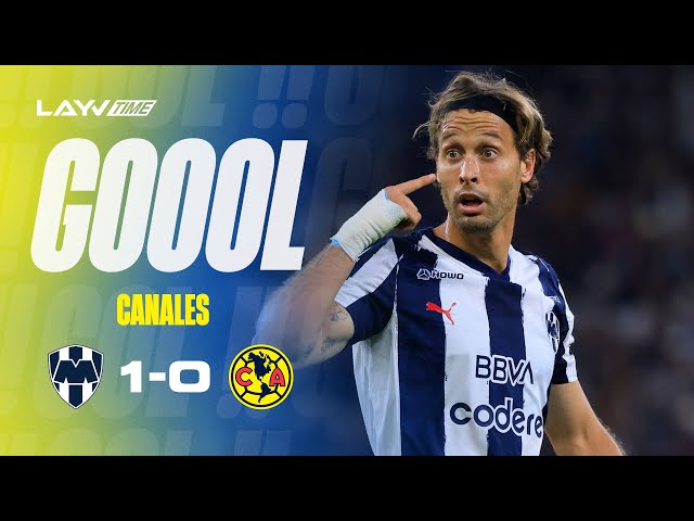 GOAL by Sergio CANALES! | The SPANISH player opens the scoring | Monterrey 1 - 0 América | Liga M...