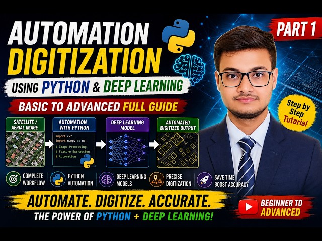 Automation Digitization Using Python & Deep Learning | Beginner to Advanced Tutorial | Part 1
