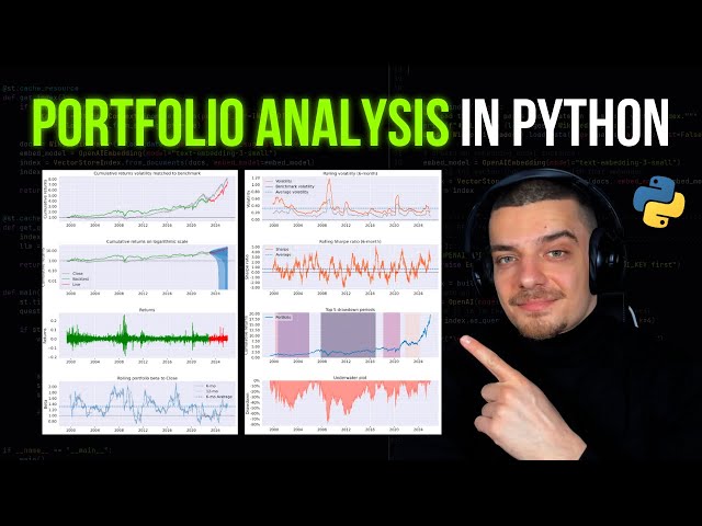 Analyze Portfolios in Python - Risk and Performance