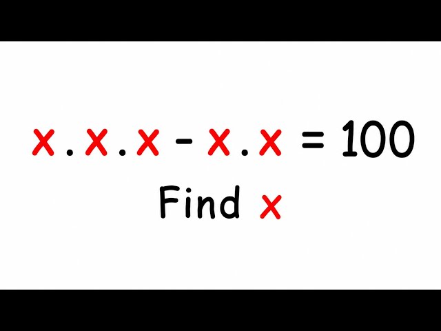 Can You Find X? 🤔 | Solve This Equation | Maths Puzzles @Norafinity