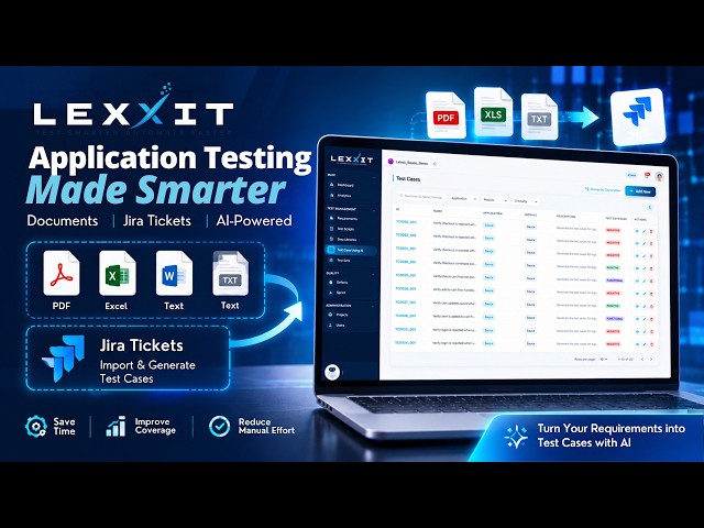Check out how LEXXIT platform generates comprehensive auto test cases using AI.