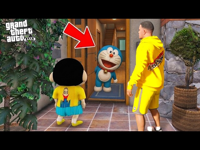 Franklin Shinchan Found Doraemon in GTA 5 !