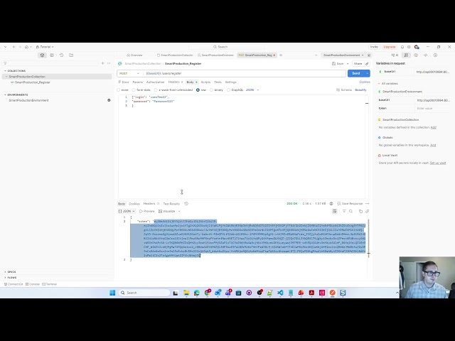 Eplan Smart Production API - Testing with Postman