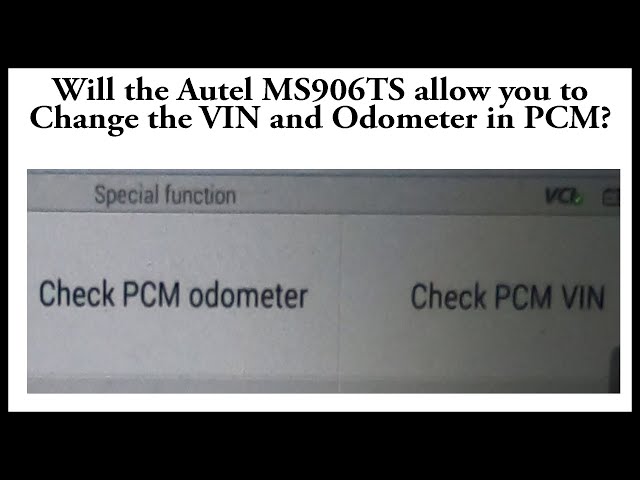 Can the Autel MS906 be used to change the PCM on a Dodge / Chrysler?