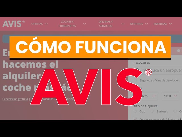 🚗 How Avis.es Works for Car Rentals: A Quick and Easy Guide