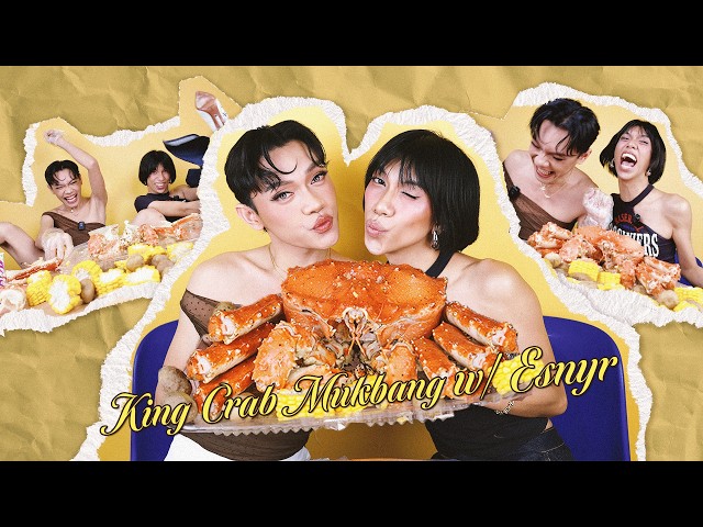 KING CRAB MUKBANG + CATCH UP w/ ESNYR | mimiyuuuh ❤︎⁠