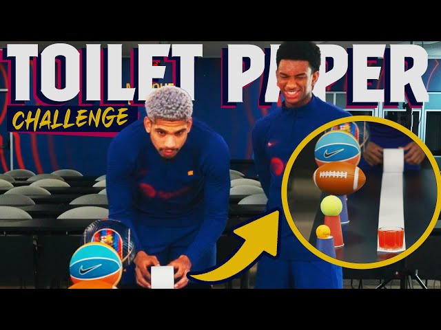 ARAUJO & BALDE face off in the TOILET PAPER CHALLENGE 🧻🤪