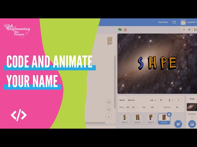 Code and Animate Your Name