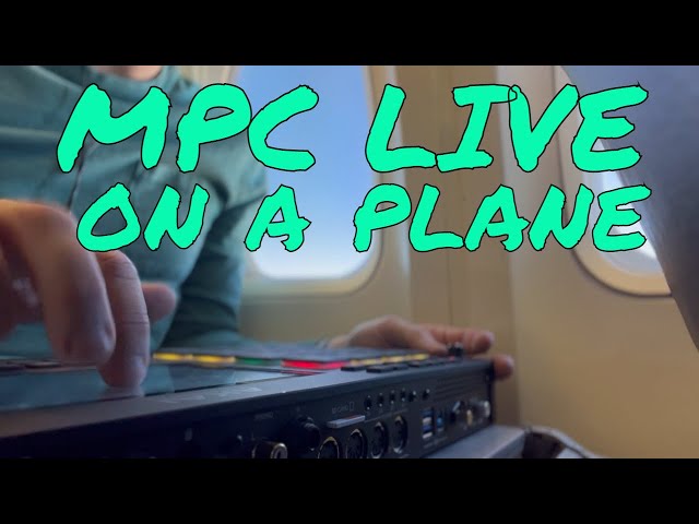 MPC Live 2 Portable Beat Making | Creating a House Track on a Plane Flight
