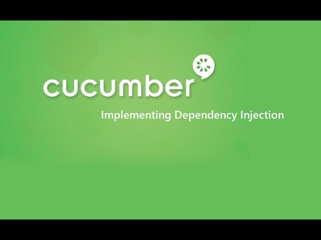 18. Cucumber Framework || BDD || Implementing Dependency Injection.