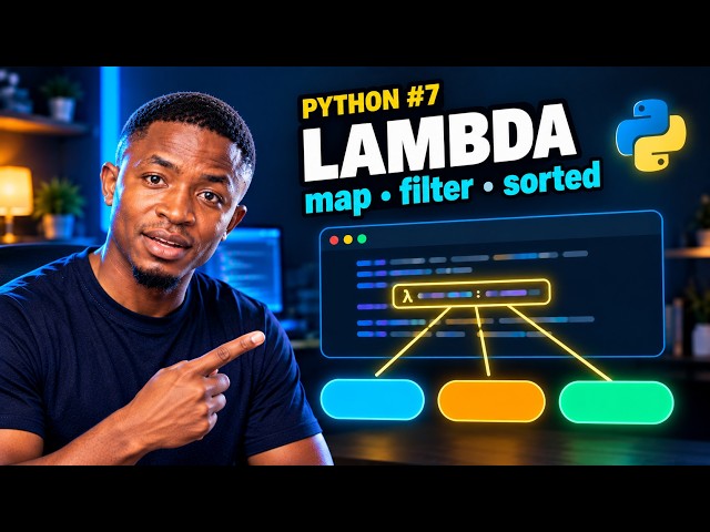 Python Lambda Functions with map, filter & sorted