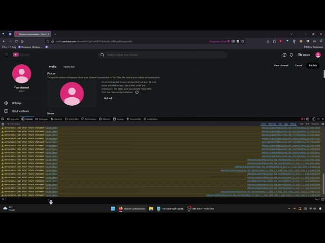 how to get newlines in your channel name (pc)