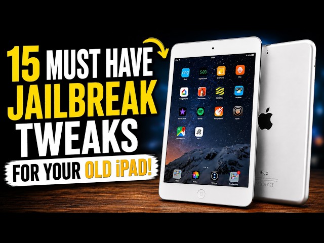 15 MUST Have Jailbreak Tweaks for Old Unsupported iPads!