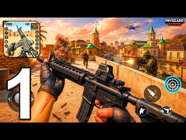 FPS Commando Shooting Games - Gameplay Part 1 - Counter Terrorist Banduk Wala Game (iOS, Android)