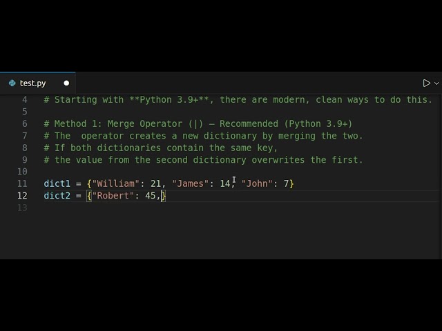 🖥️ Merging Dictionaries in Python 🚀