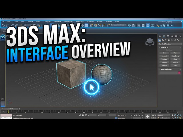 3Ds Max Interface Overview 🖥️ | Complete Beginner's Guide to the Workspace
