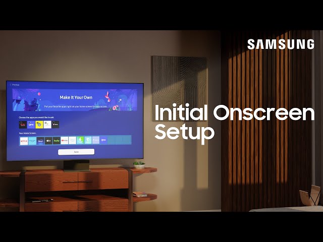 Setting up your TV for the first time using the Smart remote | Samsung US