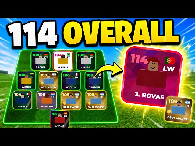 *NEW* PRO TIPS For OP CARDS & BEST TEAM In Build A Soccer Squad! Roblox