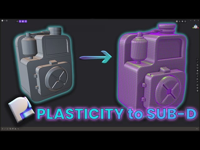 Transform your Workflow - CAD to SUB D QUADS with Plasticity and Blender!