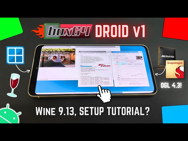 New Box64Droid PC v1 UPDATE On Android - Windows Emulator TEST!