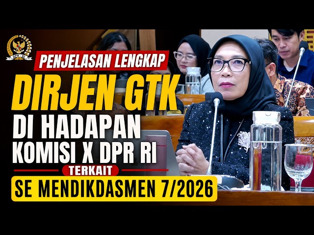 FULL EXPLANATION BY THE DIRECTOR GENERAL OF GTK BEFORE COMMISSION X OF THE HOUSE OF REPRESENTATIV...