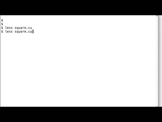 Squaring Numbers Using CUDA Part 1 - Intro to Parallel Programming