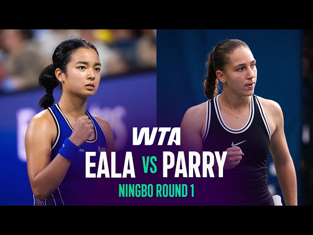 Alexandra Eala vs. Diane Parry | 2026 Ningbo Round 1 | WTA Match Highlights