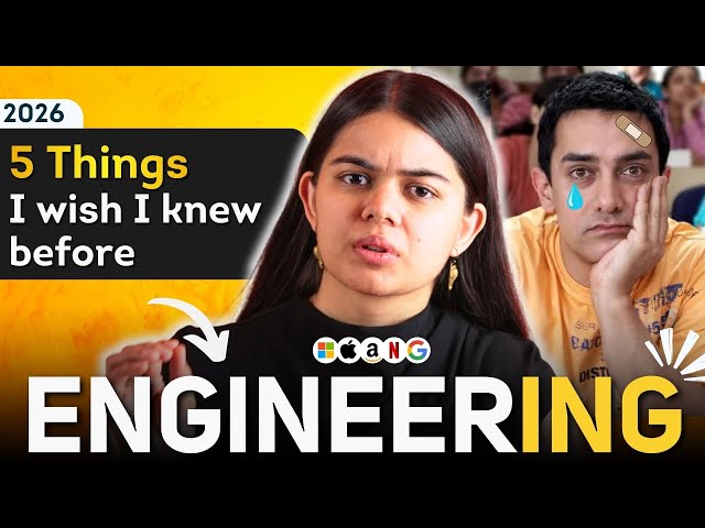 5 Things you should know before Engineering | 2026-2027