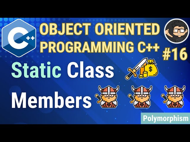 Static for Classes and Structs in C++