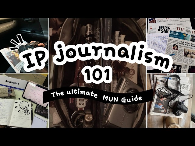 HOW TO WIN BEST JOURNALIST IN MUN 📰 | Complete IP Journalism Guide + Tips
