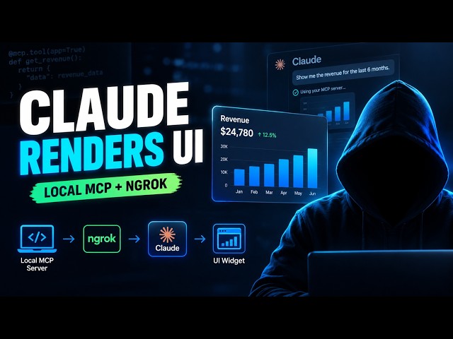 I Made Claude.ai Render My Local UI with MCP | Local MCP + ngrok