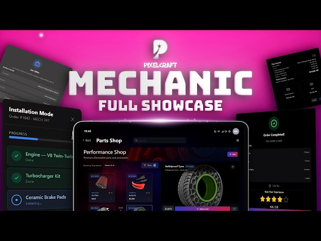 fivem script | PC Mechanic | Configuration Deep Dive