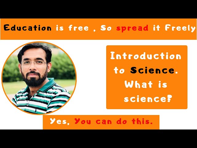 L-01 | Introduction to science || What is Science || Lecture In Urdu/ Hindi || Class Matric & 9th
