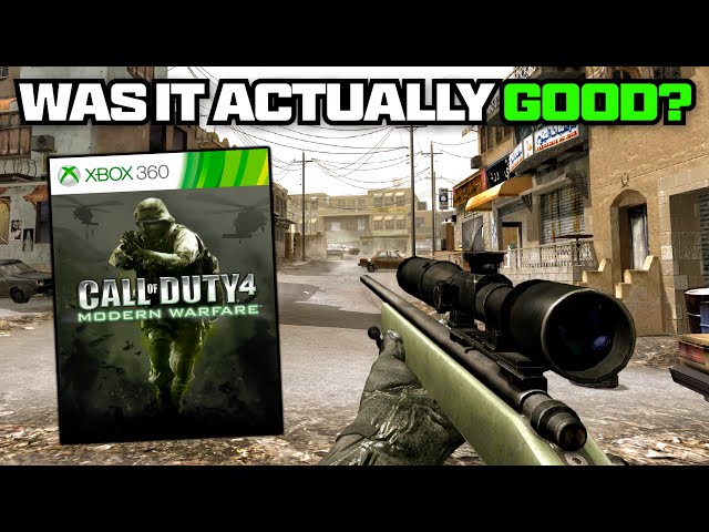 I went back to COD4 after MW4's reveal...