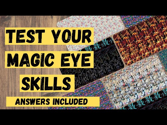 Magic Eye Illusions with Answers
