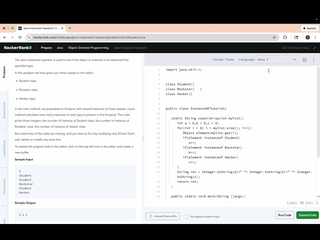 Java Instanceof Keyword