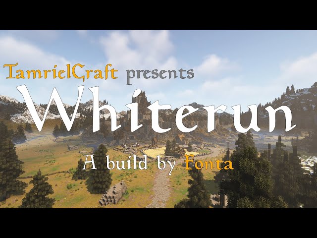 Whiterun in Minecraft - Tamrielcraft build showcase